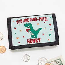 Dino-Mite Personalized Dinosaur Wallet - 50561