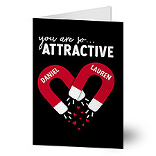 Youre Really Attractive Personalized Romantic Greeting Card  - 50589