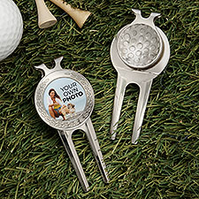 Your Own Photo Personalized Photo Divot Tool, Ball Marker  Clip - 51445