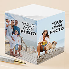 Your Own Photo Personalized Paper Photo Note Cube - 51447