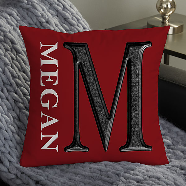 Personalized Throw Pillows - Monogram - 11113