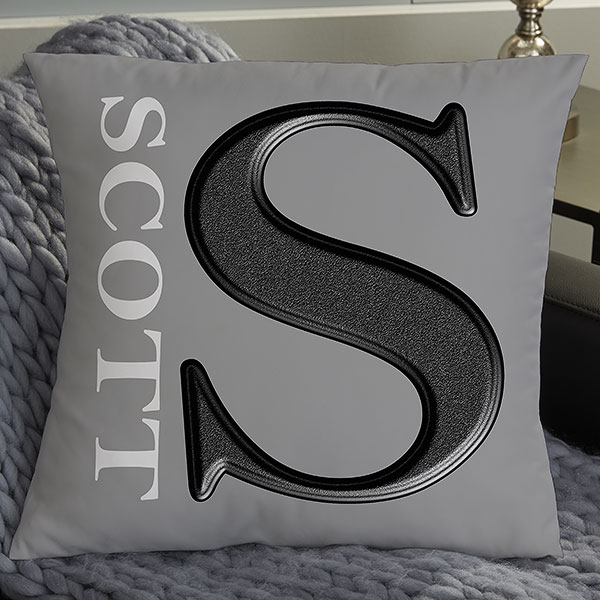 Personalized Throw Pillows - Monogram - 11113