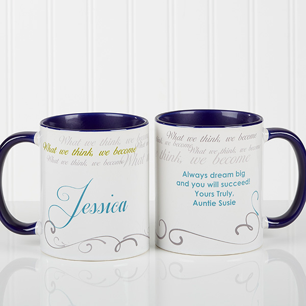 Personalized Coffee Mugs - Cup of Inspiration - 12972