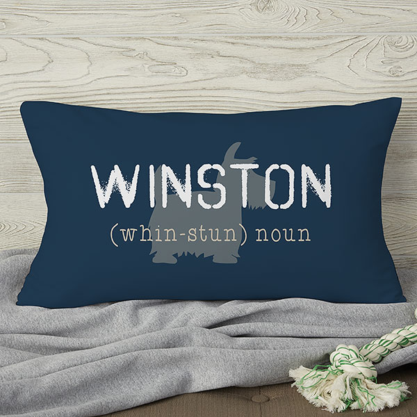 Personalized Dog Throw Pillow - Definition of My Dog - 13342