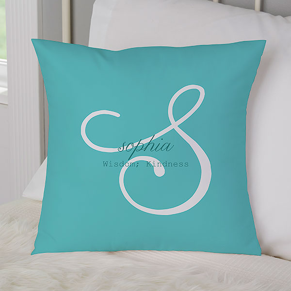 Personalized Throw Pillows - Name Meaning - 14216