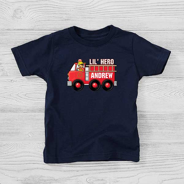 Personalized Jr. Firefighter Kids Apparel - 15413