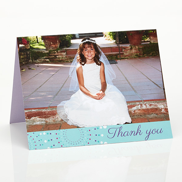 Personalized Religious Thank You Cards - God Bless - 15507