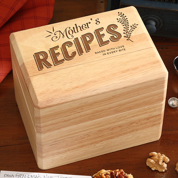Personalized Recipe Box - Her Recipes - 15570