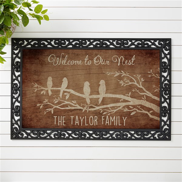 Personalized Doormat - Welcome To Our Nest - 15963