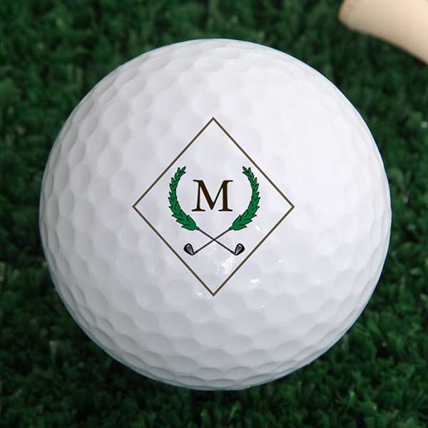 Personalized Golf Ball Set - Golf Pro Crest - 16132