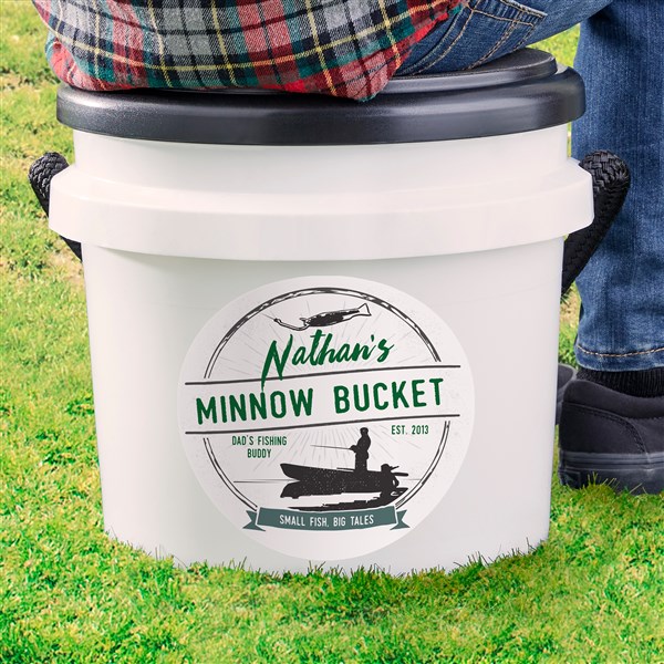 Personalized Fishing Cooler - Bait Bucket - 16745