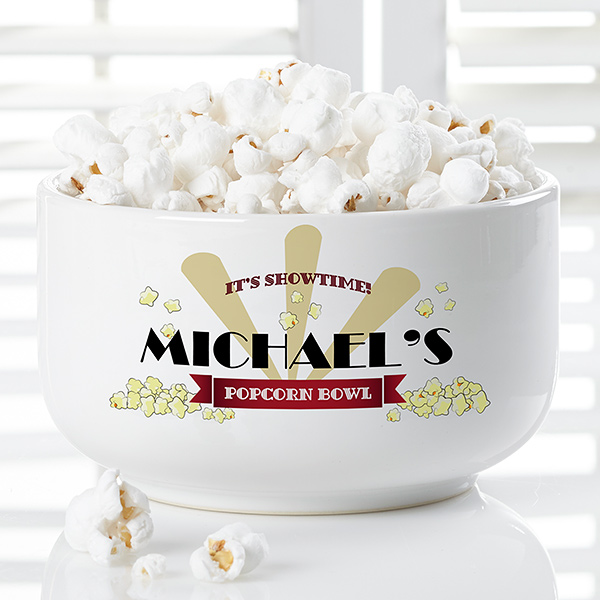 Personalized Snack Bowl - Movie Night - 16965