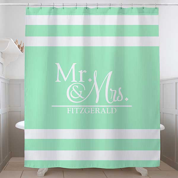 Personalized Shower Curtain - Wedded Pair - 17588