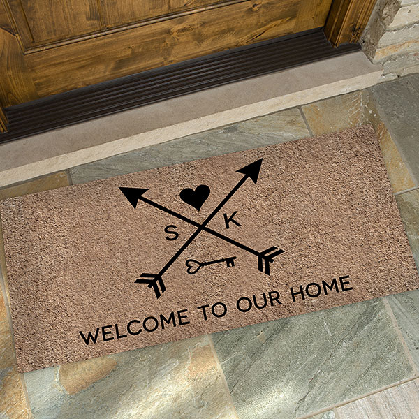 Personalized Doormats - Arrows of Love - 17793