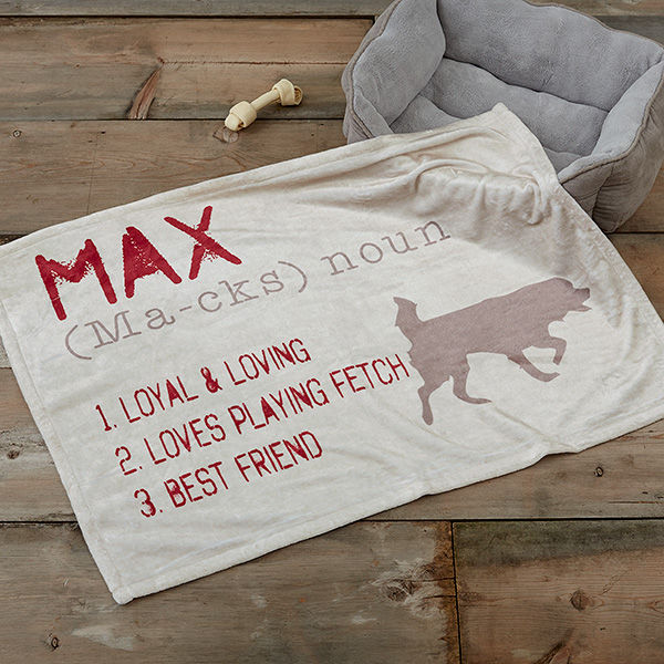 Personalized Dog Blanket - Definition of My Dog - 17796