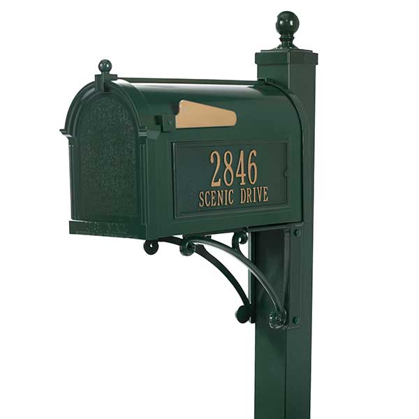 Personalized Custom Mailboxes - Rust-Free Aluminum  - 18039D