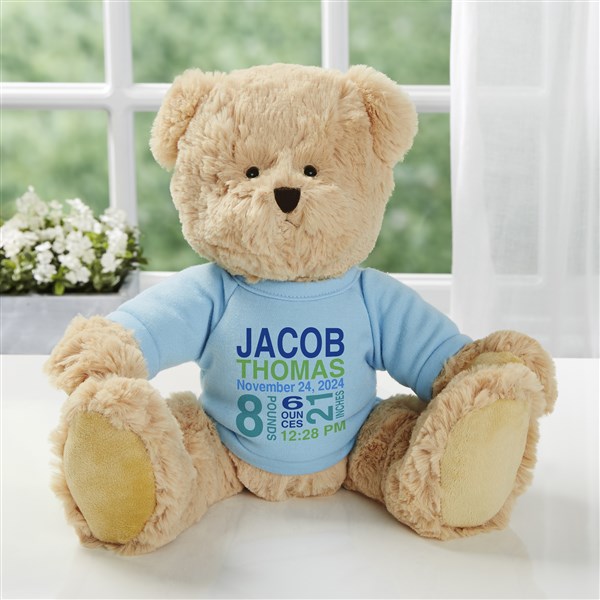 Personalized Teddy Bears For Babies - Baby Birth Info - 18307