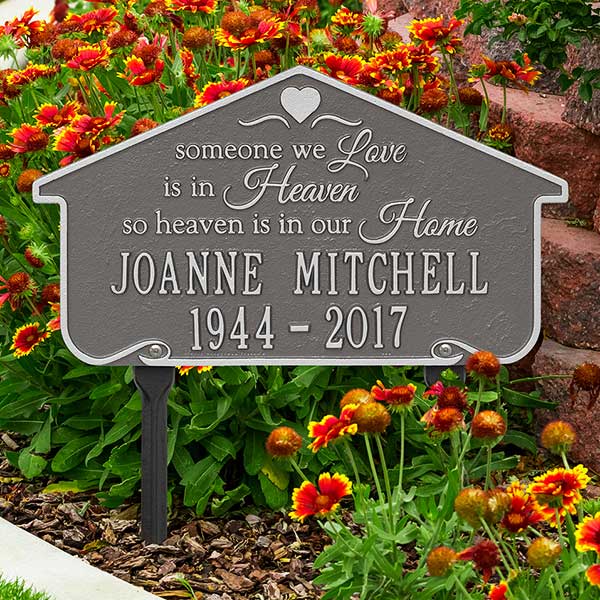 Personalized Memorial Plaques - Heavenly Home - 18352D