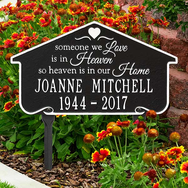 Personalized Memorial Plaques - Heavenly Home - 18352D