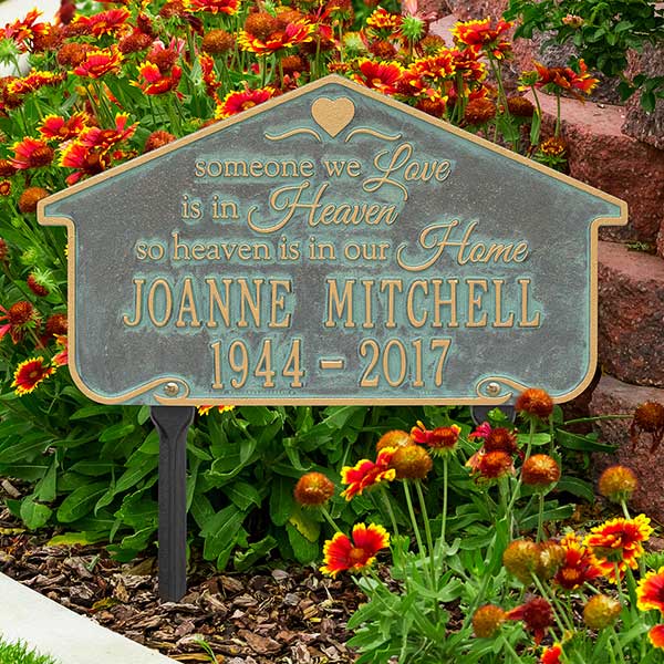 Personalized Memorial Plaques - Heavenly Home - 18352D