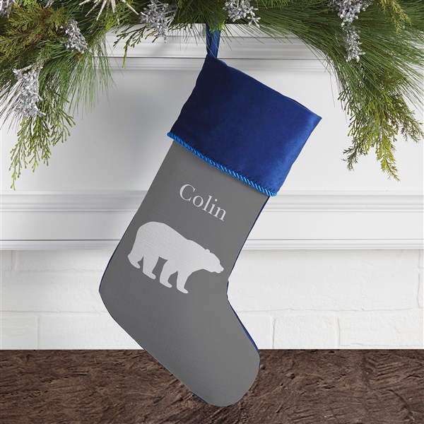 Winter Woodland Personalized Christmas Stockings - 19349