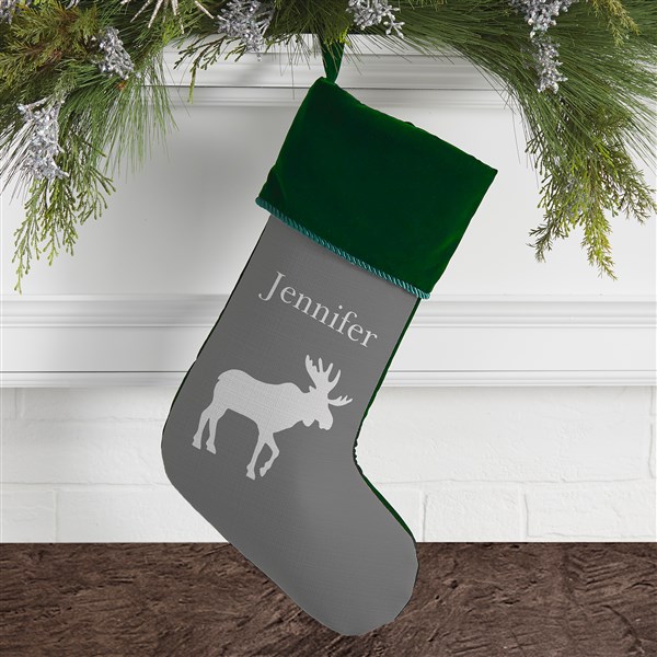 Winter Woodland Personalized Christmas Stockings - 19349