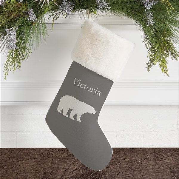 Winter Woodland Personalized Christmas Stockings - 19349