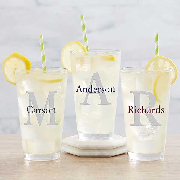 Personalized Pint Glass - Name & Initial - 19412