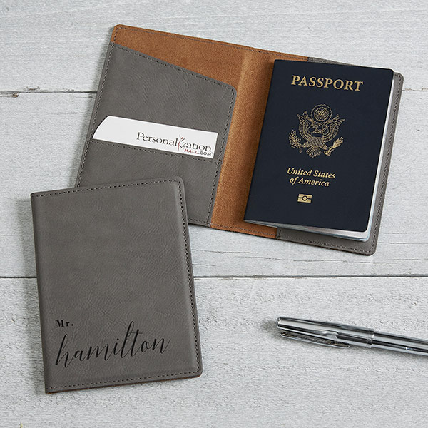 Personalized Passport Holders - Wedded Bliss - 19652