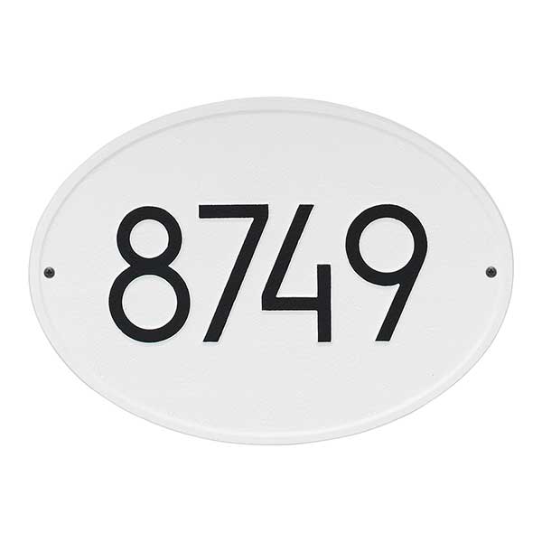 Personalized Address Plaque - Hawthorne - 20259D