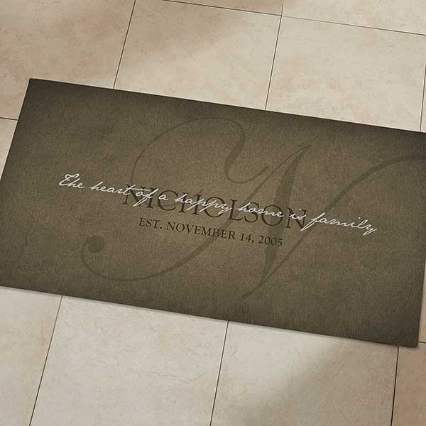 Personalized Kitchen Mats - The Heart Of Our Home - 20896