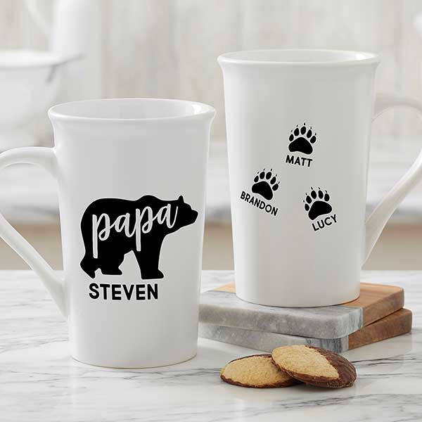 Personalized Papa Bear Mugs - 21253