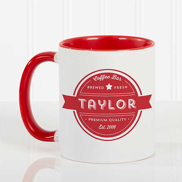 Personalized Coffee Mugs - Coffee House - 21292