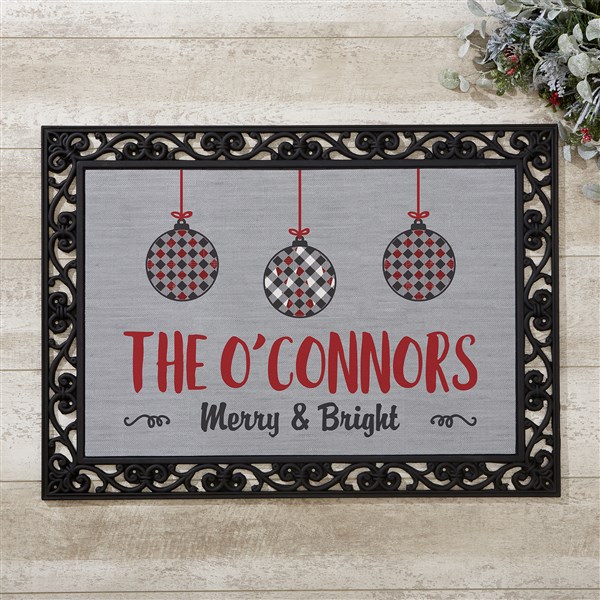 Personalized Christmas Doormats - Farmhouse Christmas - 21866
