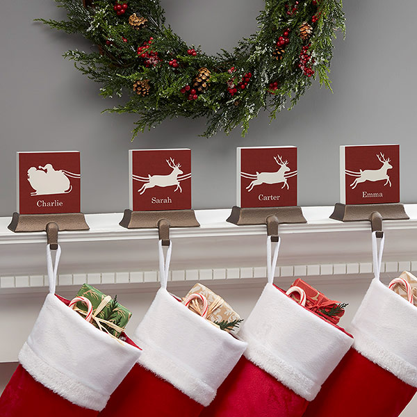 Nostalgic Noel Personalized Stocking Holders - 21951