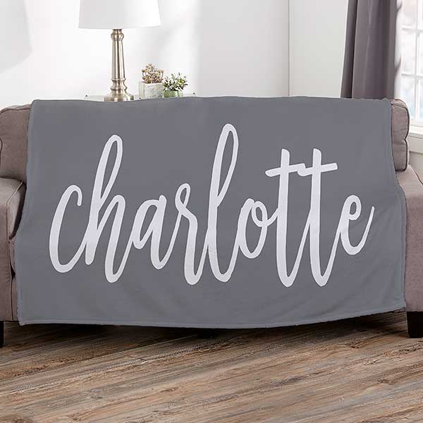 Personalized Name Blankets - Scripty Style - 23106