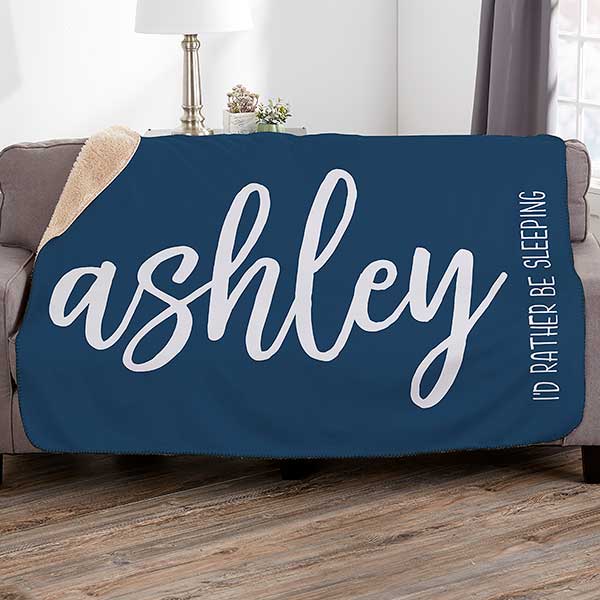 Personalized Name Blankets - Scripty Style - 23106