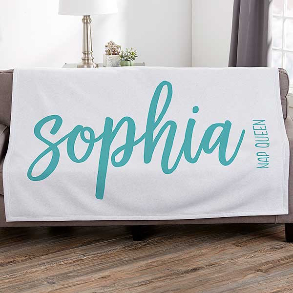 Personalized Name Blankets - Scripty Style - 23106