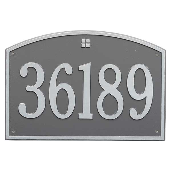 Cape Charles Personalized Aluminum Address Number Plaque - 23452