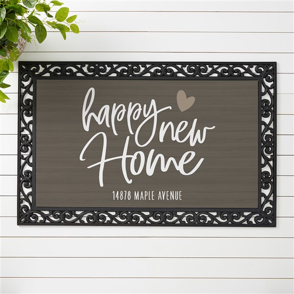 Happy New Home Personalized Doormats - 23574