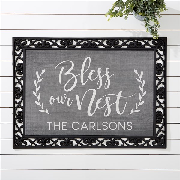 Bless Our Nest Personalized Doormats - 23576