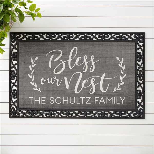 Bless Our Nest Personalized Doormats - 23576