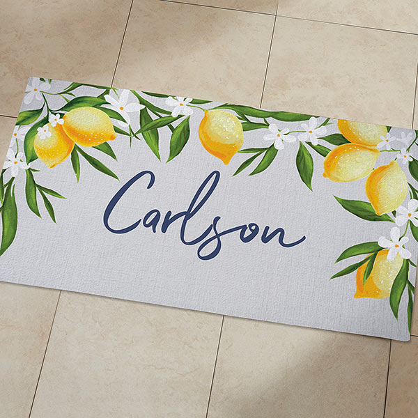 Personalized Kitchen Mats - Lovely Lemons - 23806