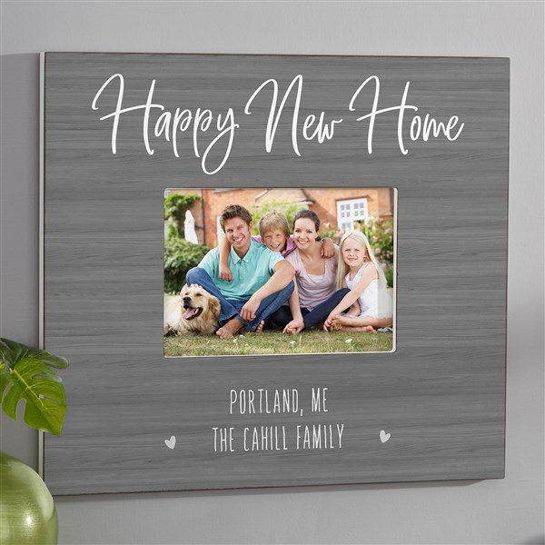 Happy New Home Personalized Family Picture Frames - 24274