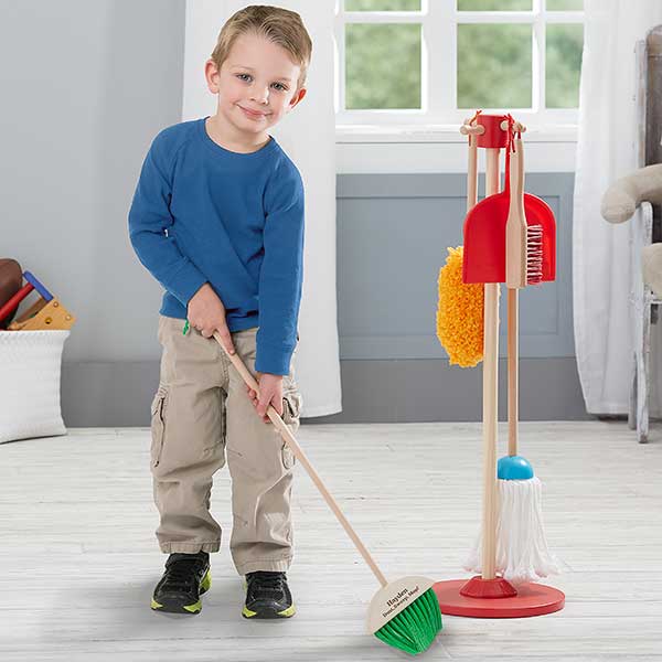 Melissa & Doug Let's Play House Personalized Mop & Broom Set - 25060