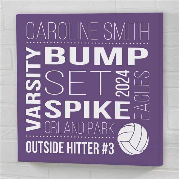 The Athlete Personalized Canvas Prints - 25771