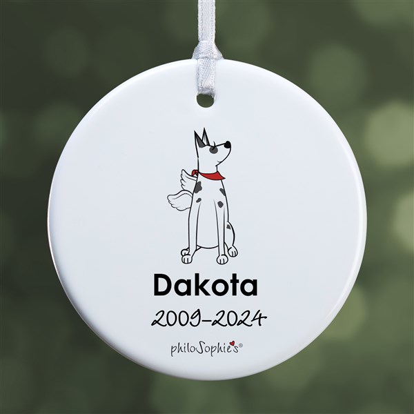 Personalized Great Dane Memorial Ornaments by philoSophie's - 25793