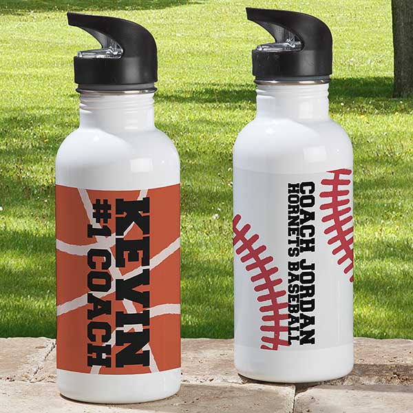 Classic Sports Personalized 20 oz. Water Bottle for Coach - 26412
