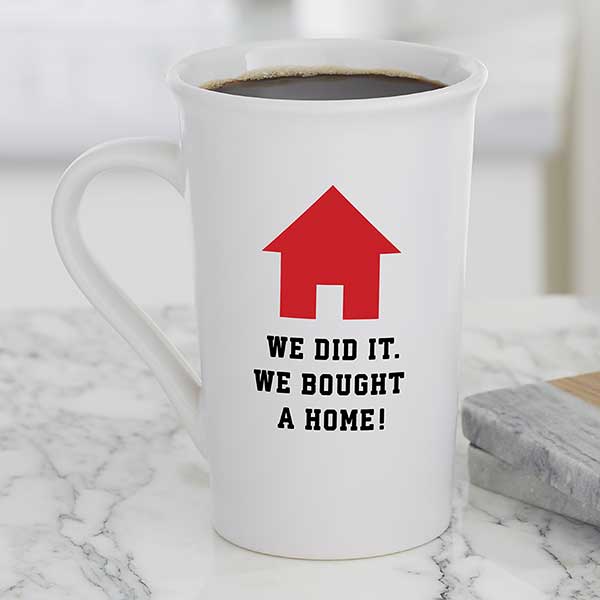 Personalized New Home Icon Coffee Mugs - 27321