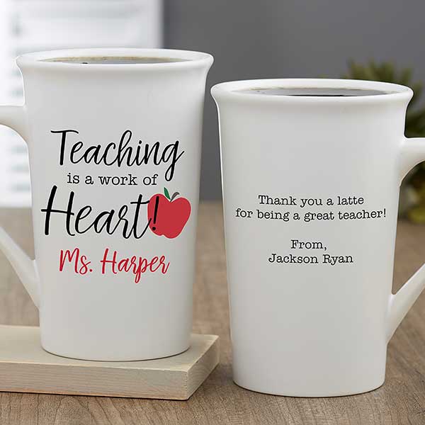 Inspiring Teacher Personalized Coffee Mugs - 28381